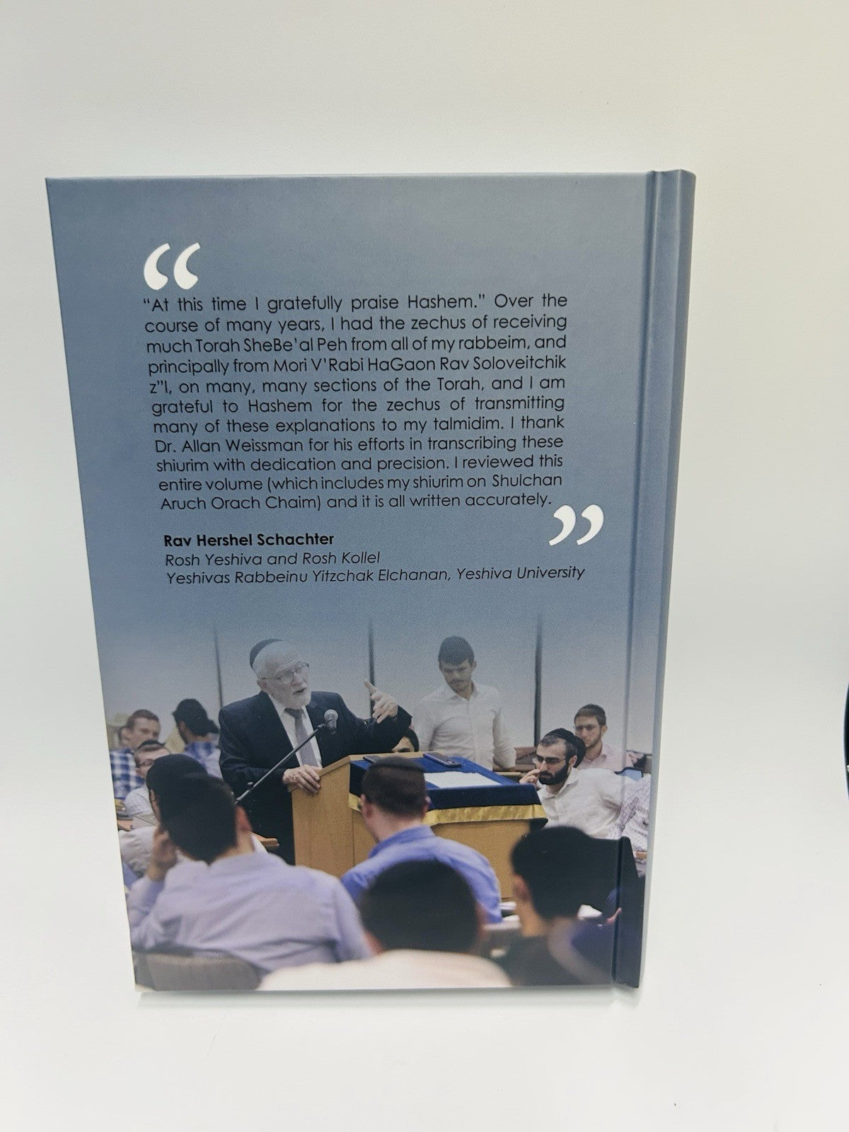 Rav Schachter on Yoreh Deah Volume 2, by Dr Allan Weissman , Halacha Sefer, NEW1