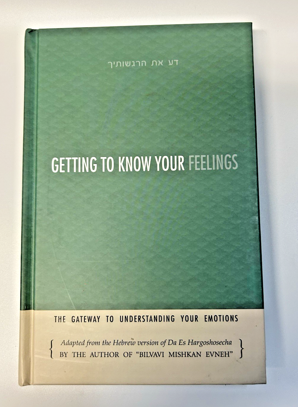 Getting To Know Your Feelings by Rabbi Itamar Schwartz , Bilvavi Books, Sefer0