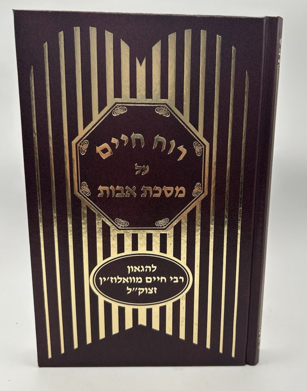 Ruach HaChaim on Maseches Avos, Rabbi Chaim of Volozhin, Hebrew, NEW